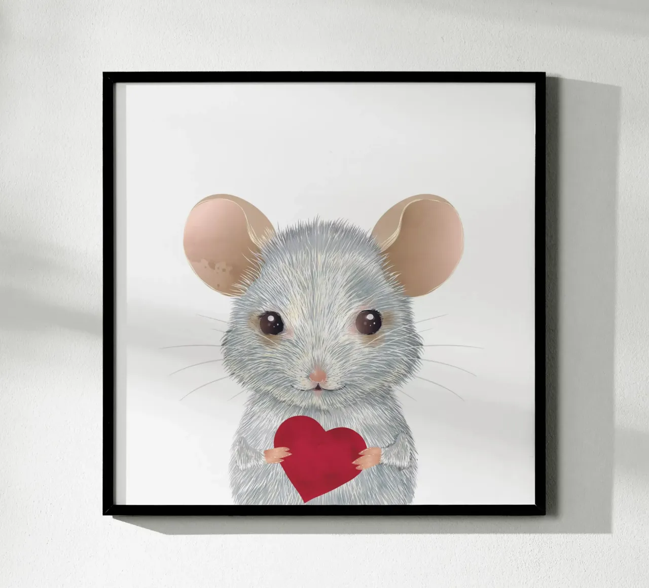 Souris de la Saint-Valentin - Affectueux et déchirant hahnemühle de kisho art