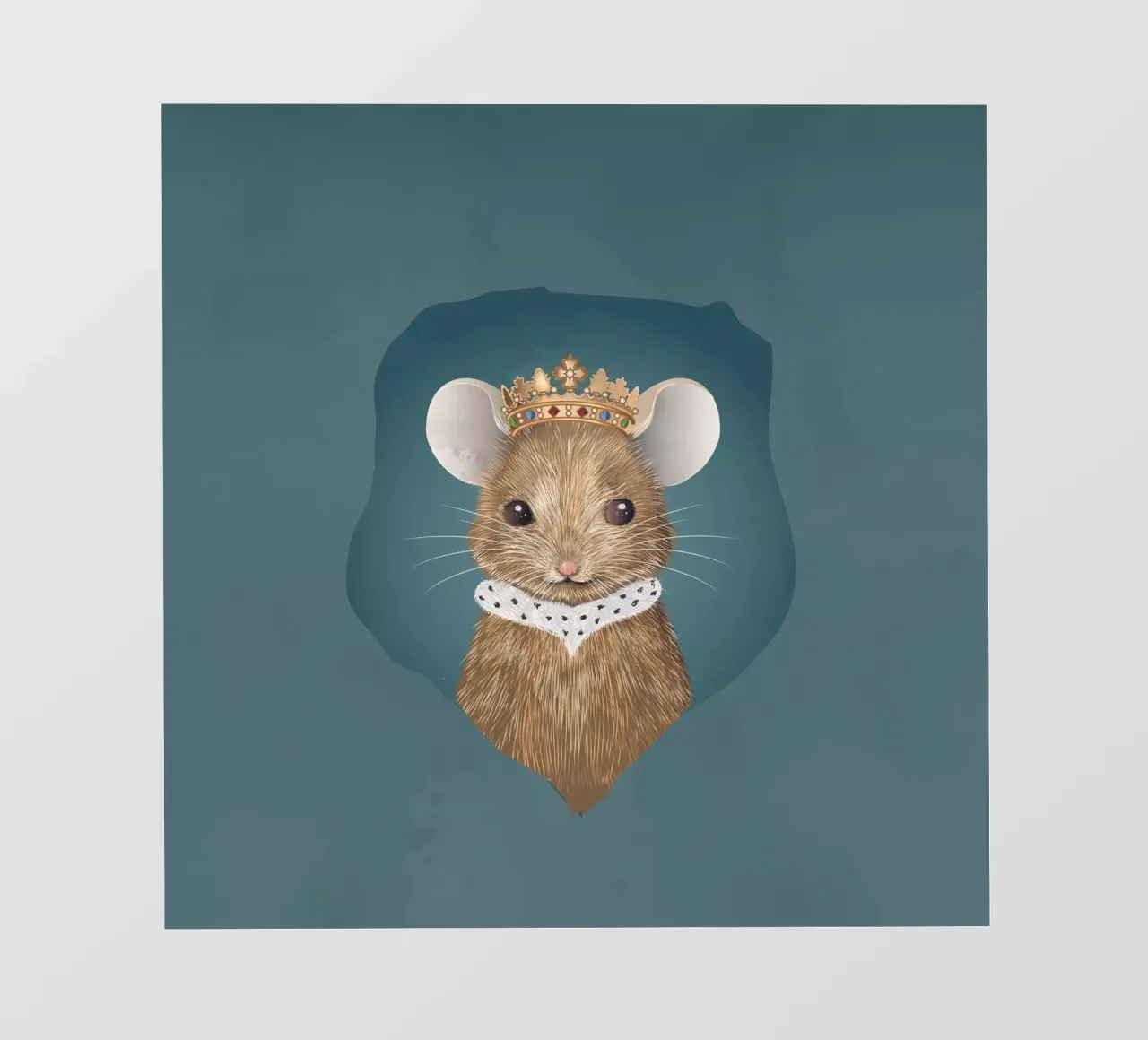 Royal mouse in hiding - noble and charming pvc cover by kisho art