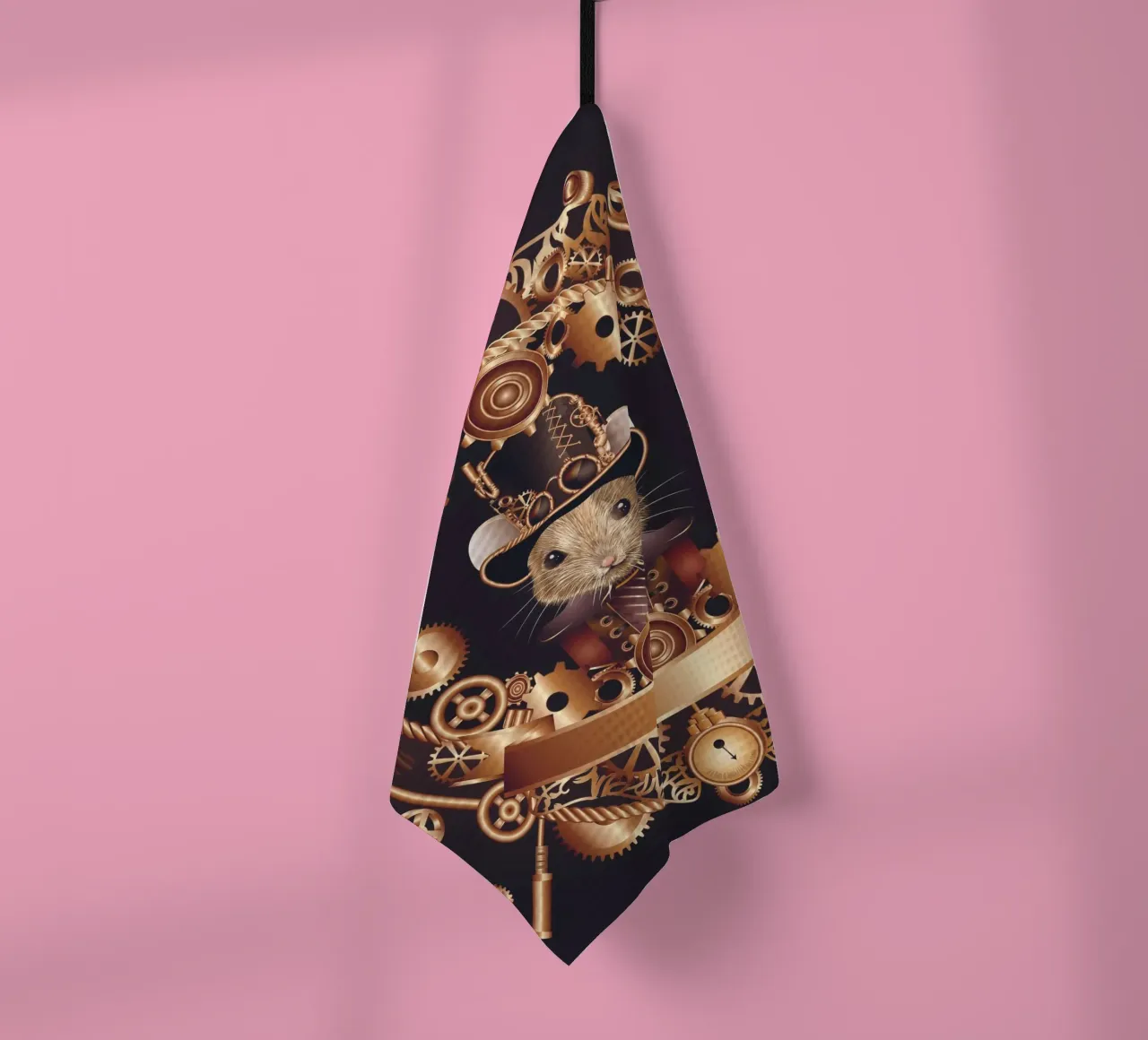 Souris Steampunk - Créative et futuriste torchon de kisho art
