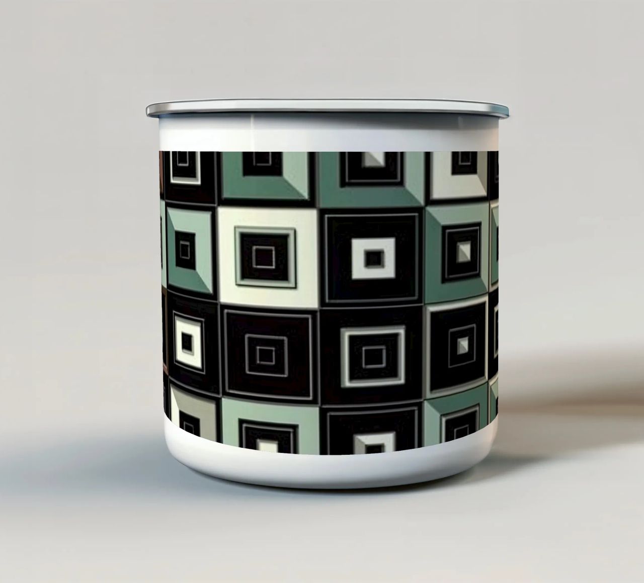 Piazze Lostin II tazza in smalto da Metron