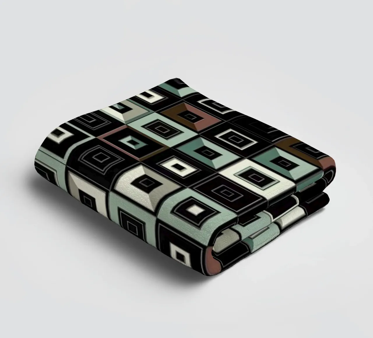 Lostin Quadrate II Handtuch von Metron
