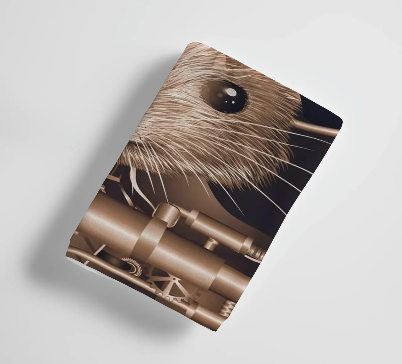 Steampunk mouse - creative and futuristic towel by kisho art
