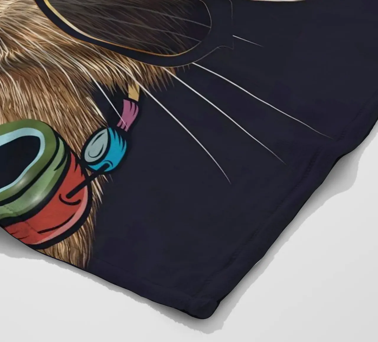 Mouse hip-hop - cool e di tendenza coperta in pile da kisho art