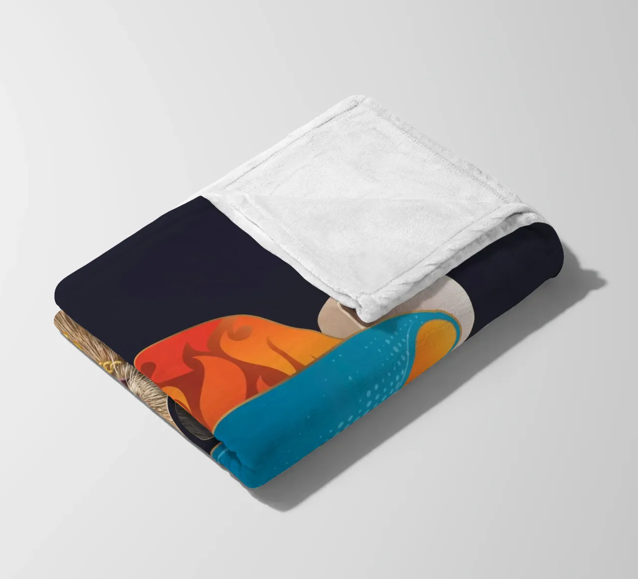 Mouse hip-hop - cool e di tendenza coperta in pile da kisho art