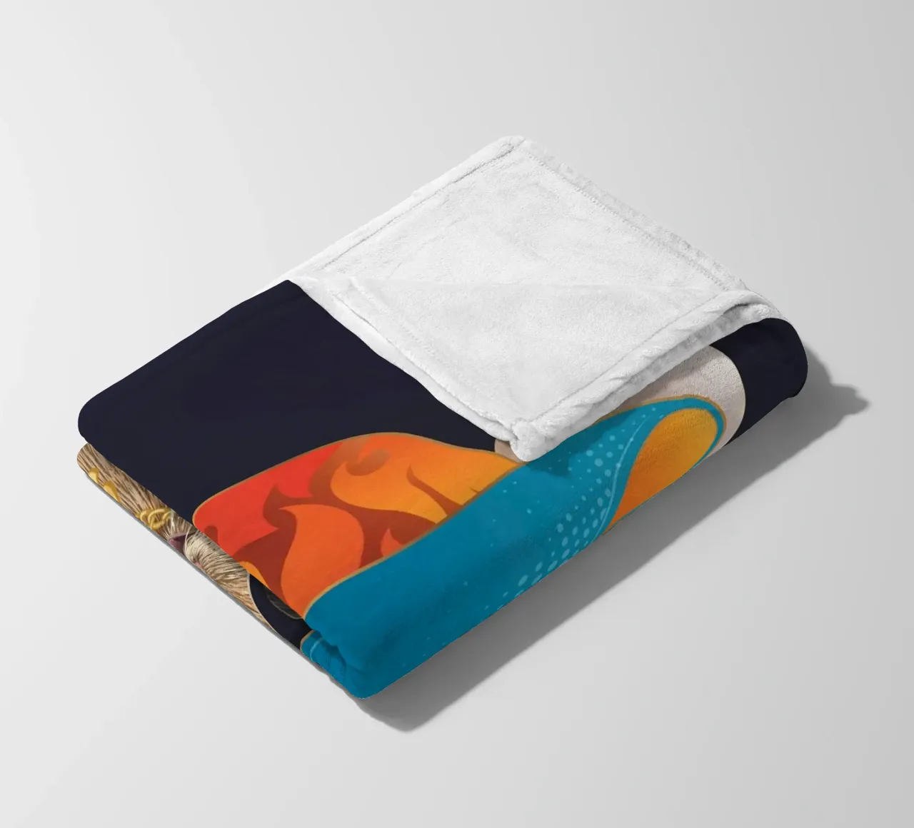 Mouse hip-hop - cool e di tendenza coperta in pile da kisho art