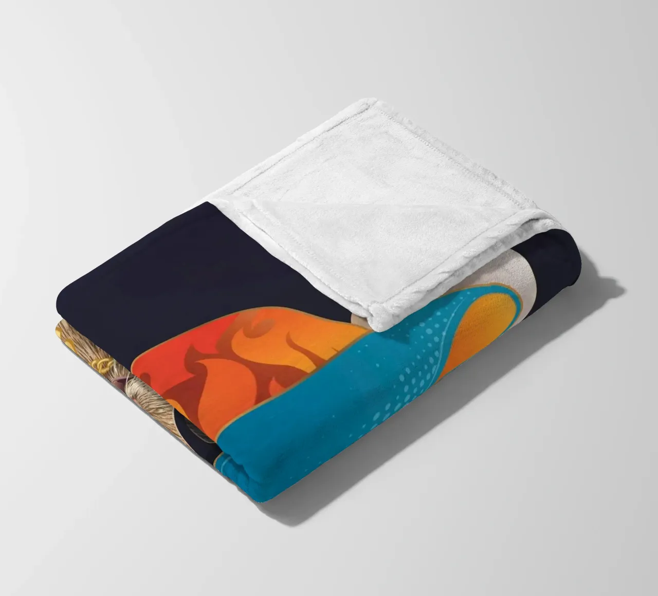 Mouse hip-hop - cool e di tendenza coperta in pile da kisho art