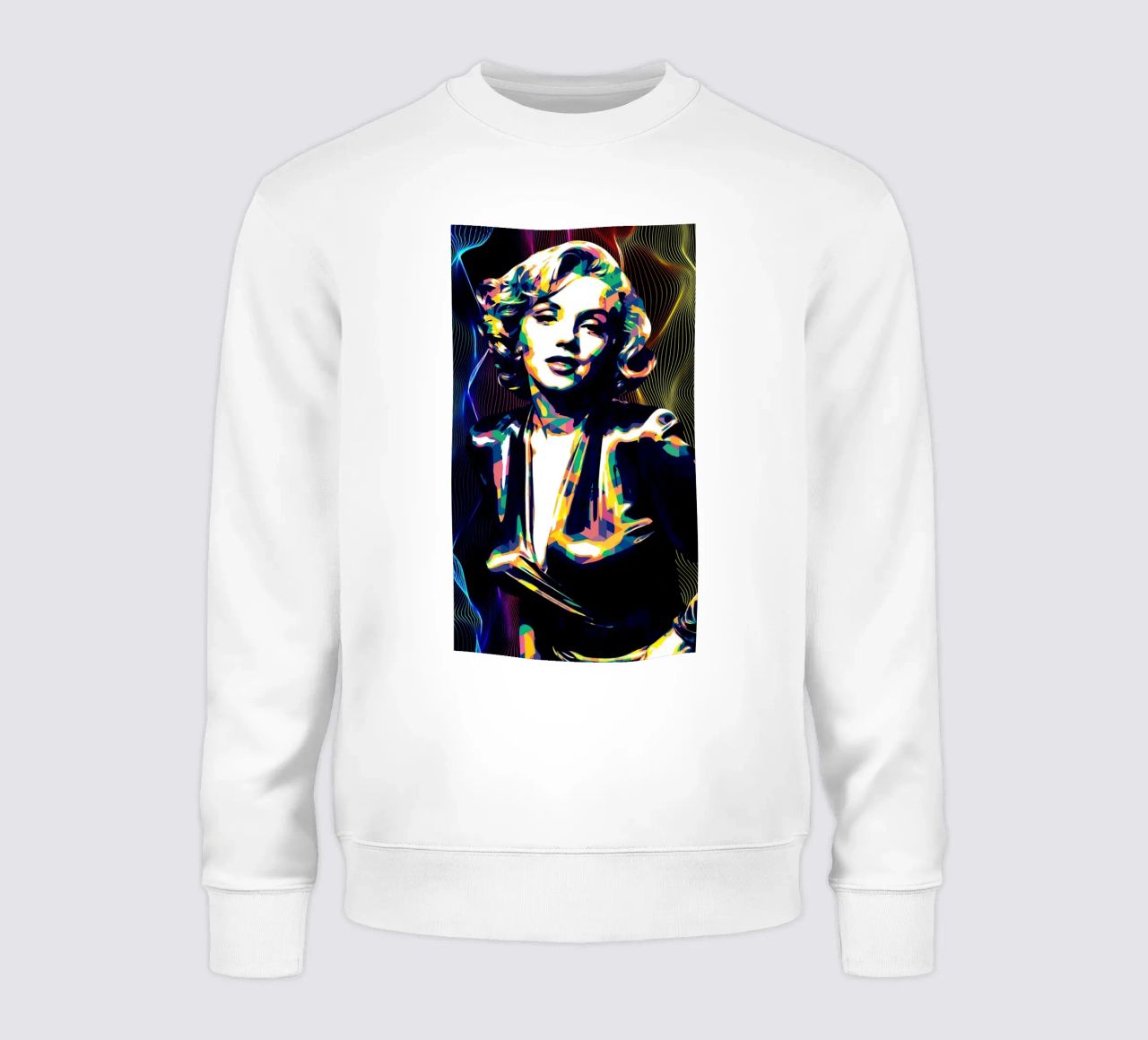 Marilyn Monroe Color Art felpa da neonartroom