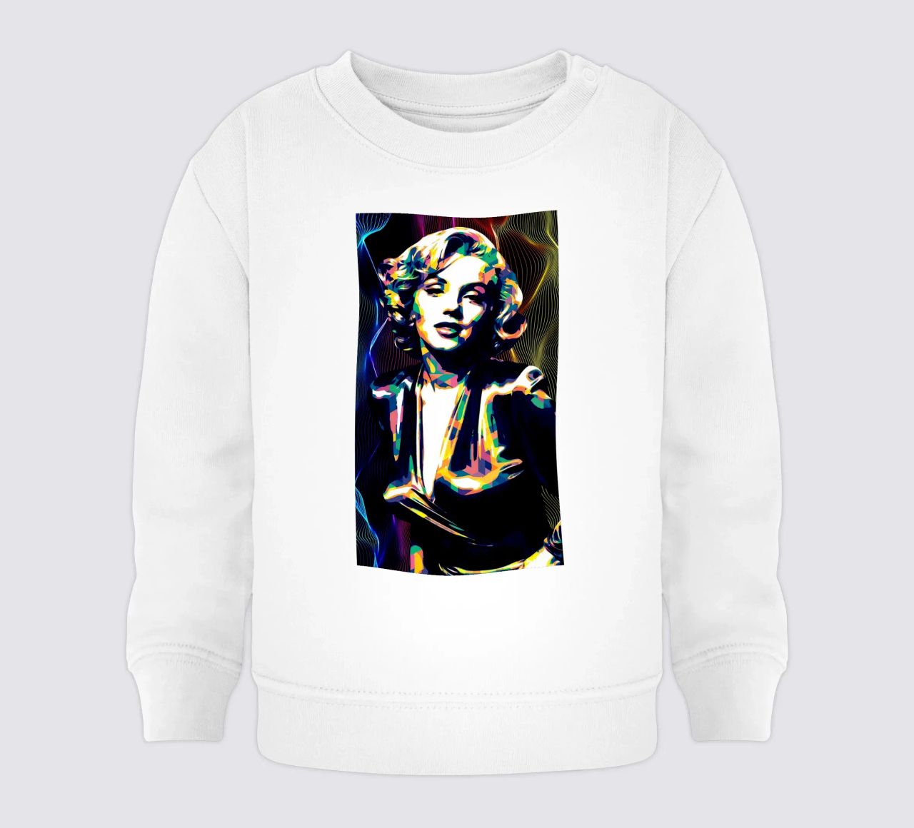 Marilyn Monroe Color Art felpa neonato da neonartroom