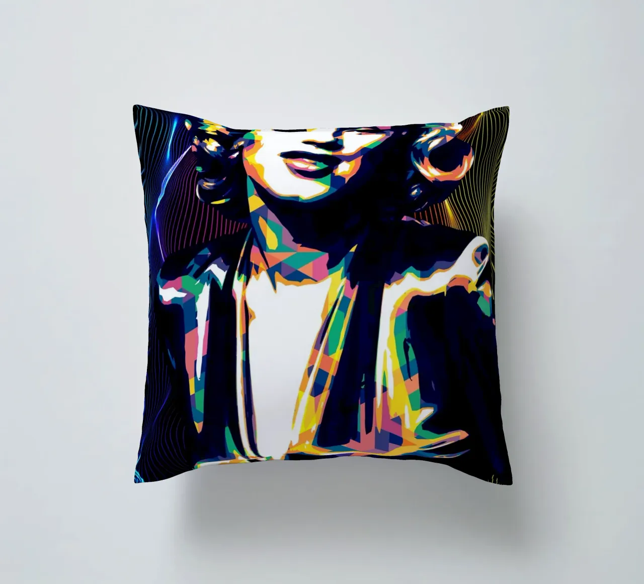 Marilyn Monroe Color Art cuscino da neonartroom