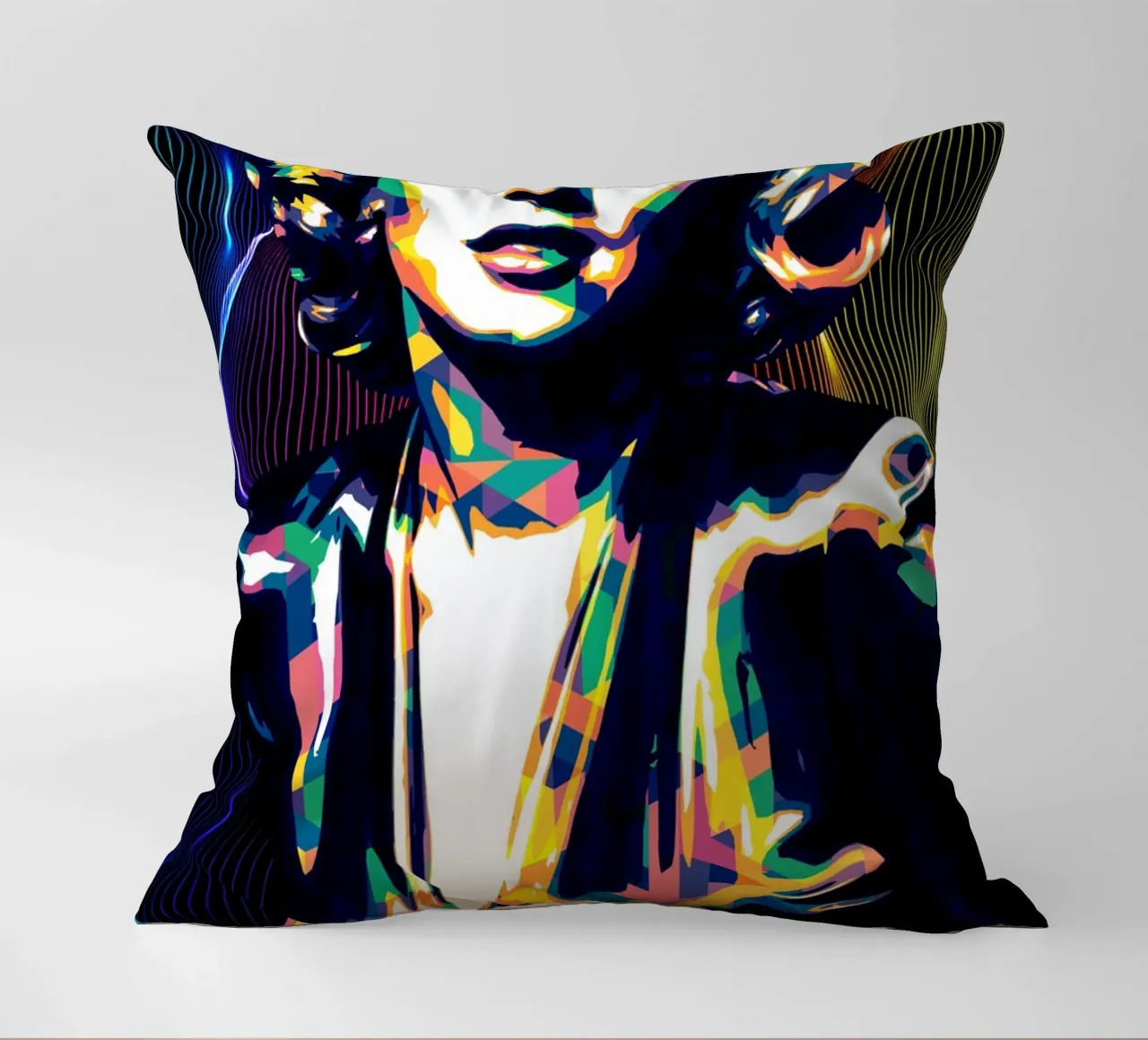 Marilyn Monroe Color Art cuscino da neonartroom