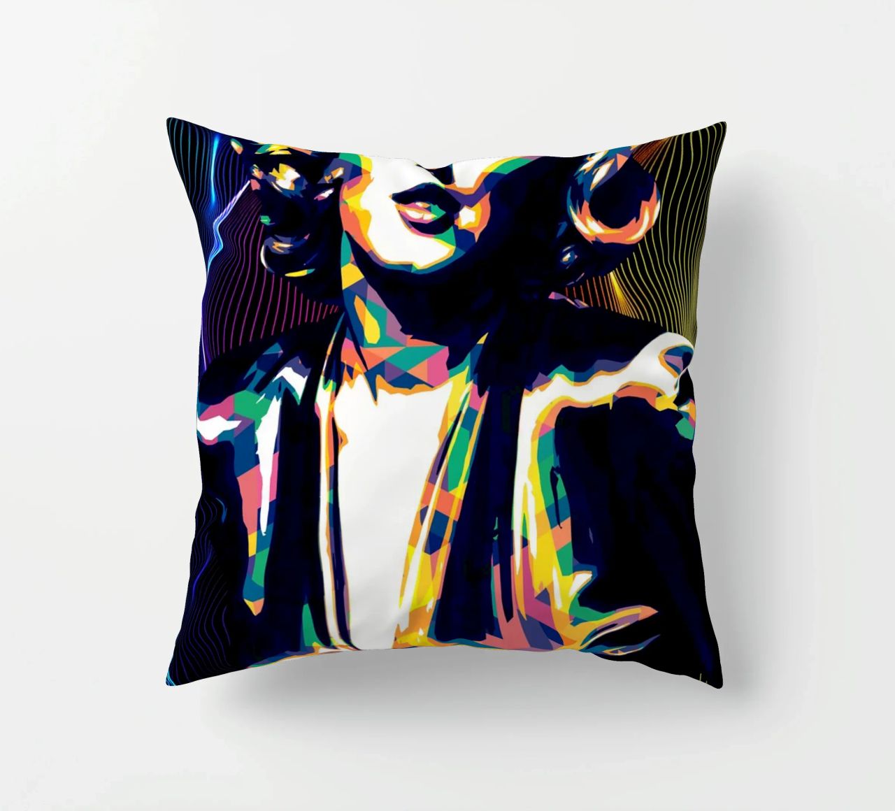 Marilyn Monroe Color Art cuscino da neonartroom