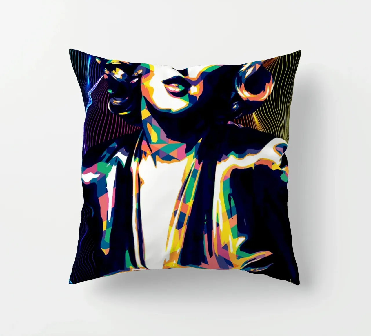 Marilyn Monroe Color Art cuscino da neonartroom