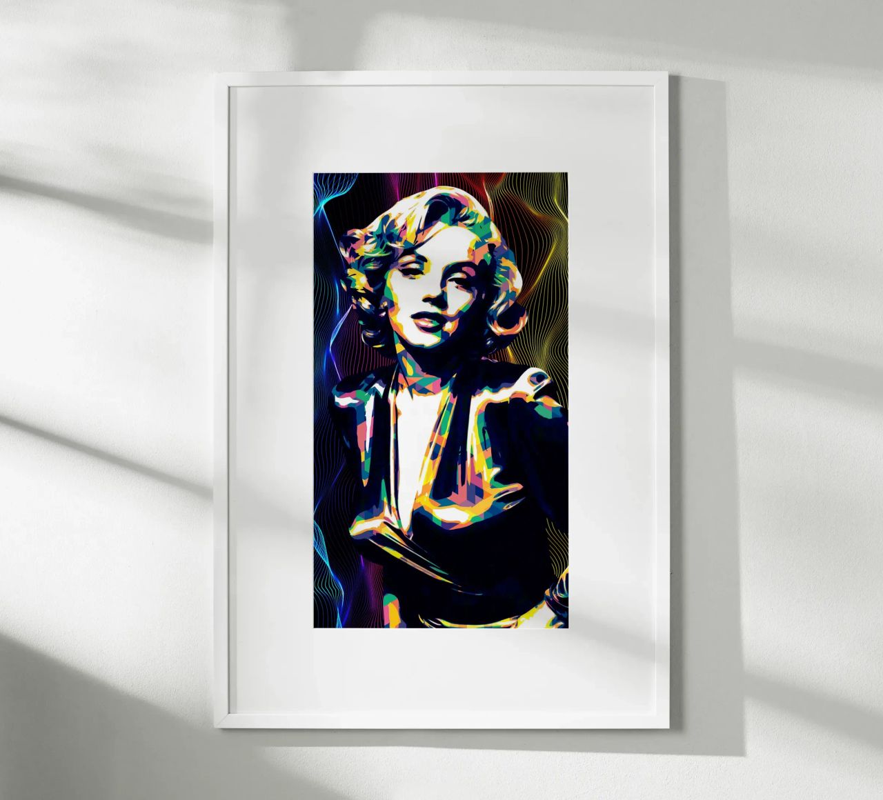 Marilyn Monroe Color Art poster da neonartroom