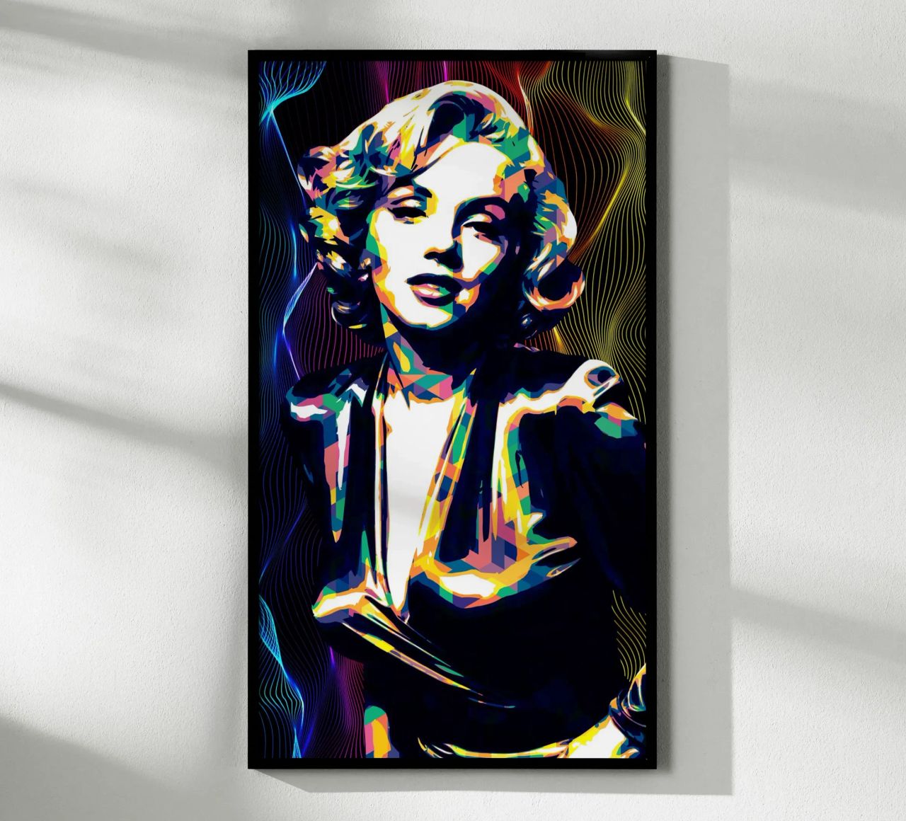 Marilyn Monroe Color Art poster da neonartroom