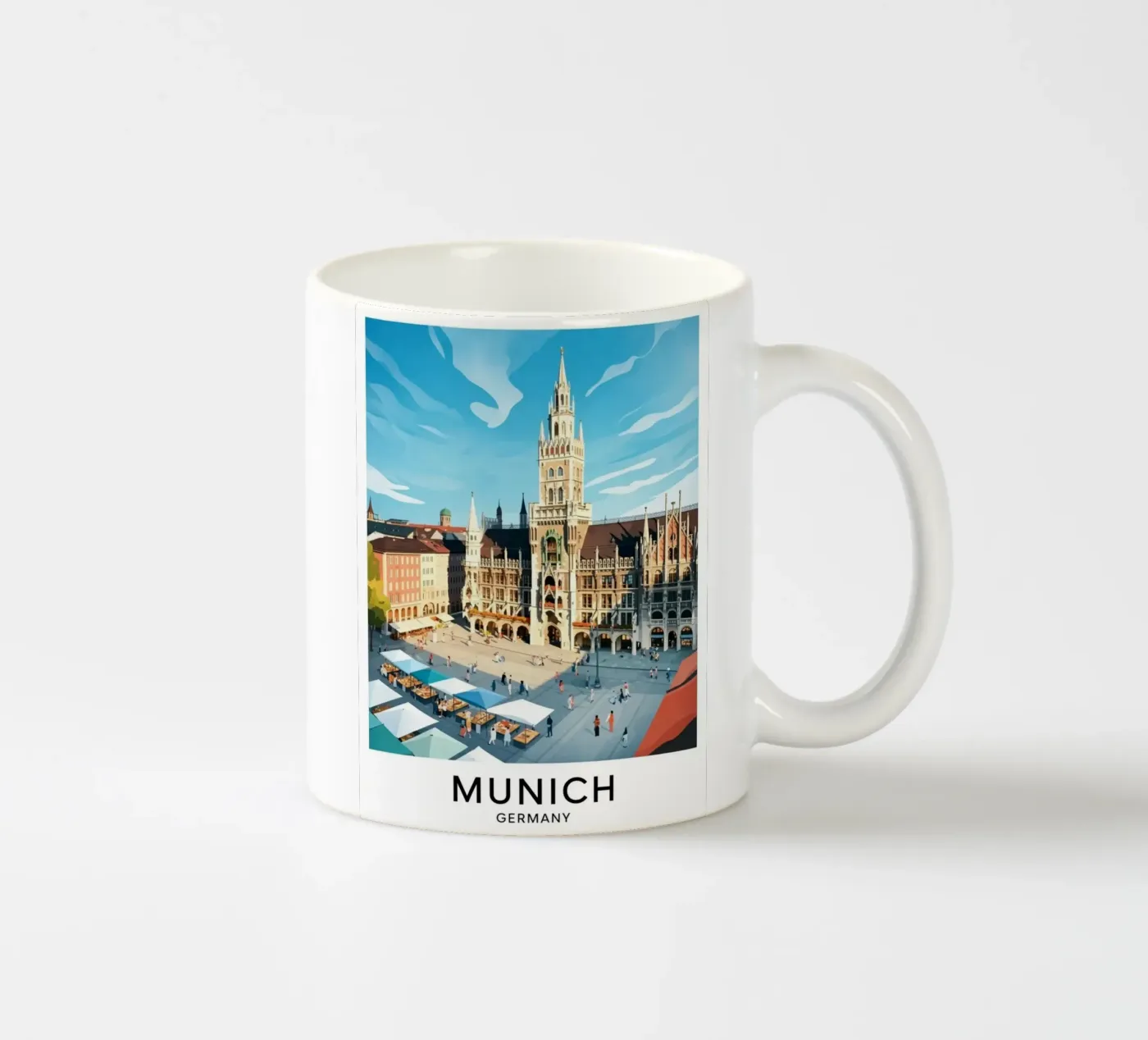 MUNICH ceramic mug by Estern Studio
