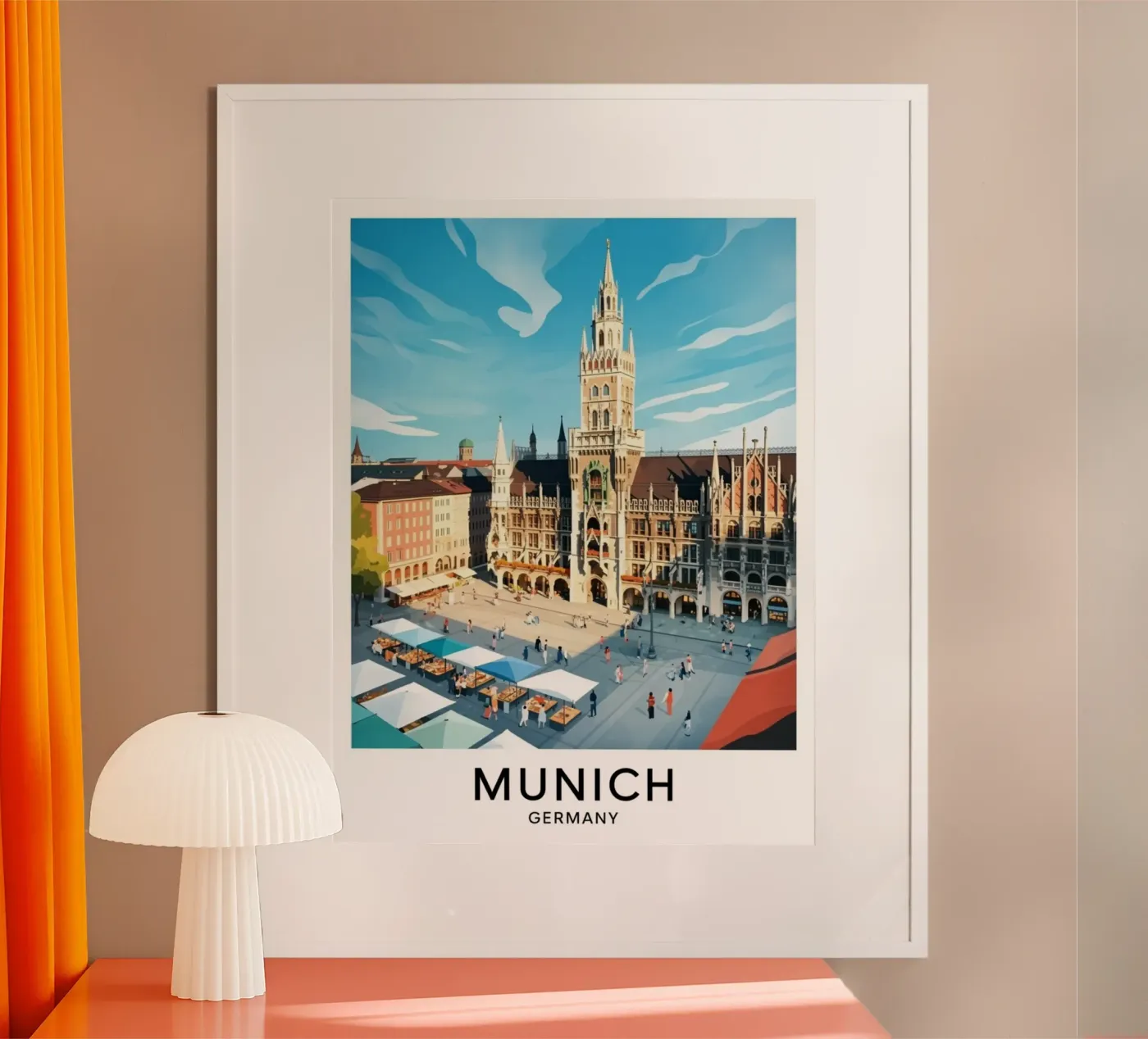 MUNICH poster by Estern Studio