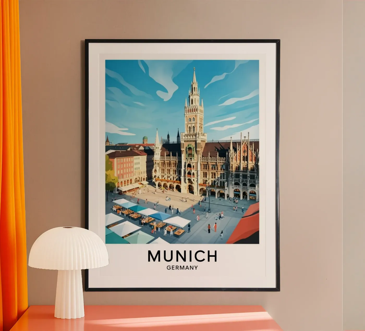 MUNICH poster by Estern Studio
