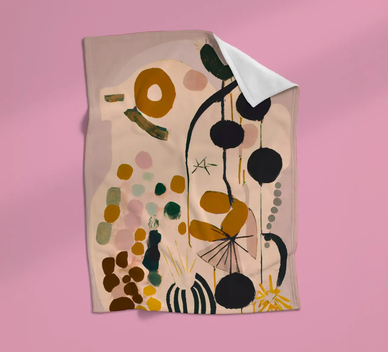 Playful Impression No 1 coperta in pile da treechild