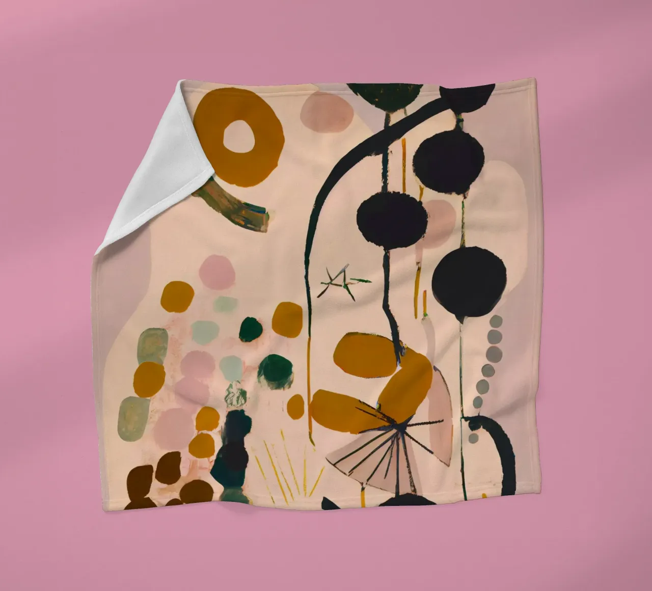 Playful Impression No 1 coperta in pile da treechild