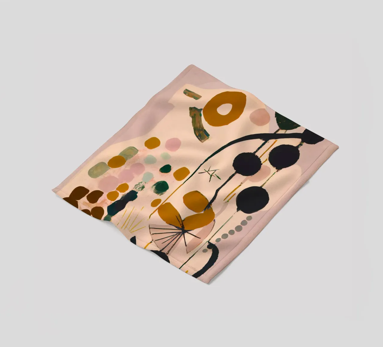 Playful Impression No 1 coperta in pile da treechild