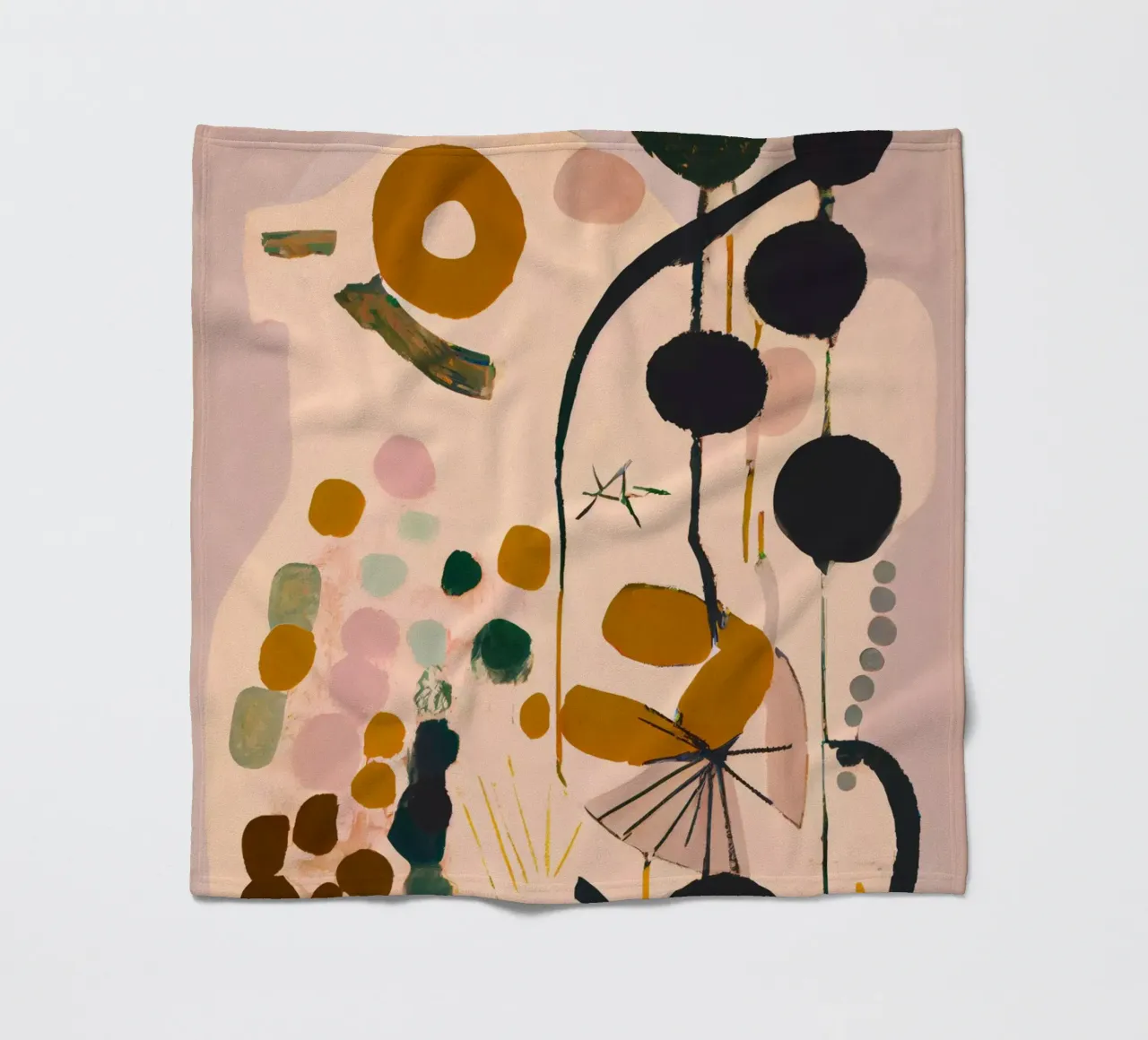Playful Impression No 1 coperta in pile da treechild
