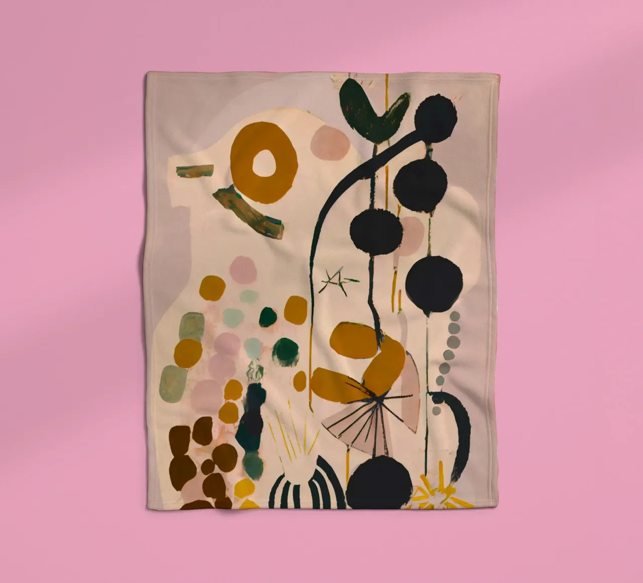 Playful Impression No 1 coperta in pile da treechild