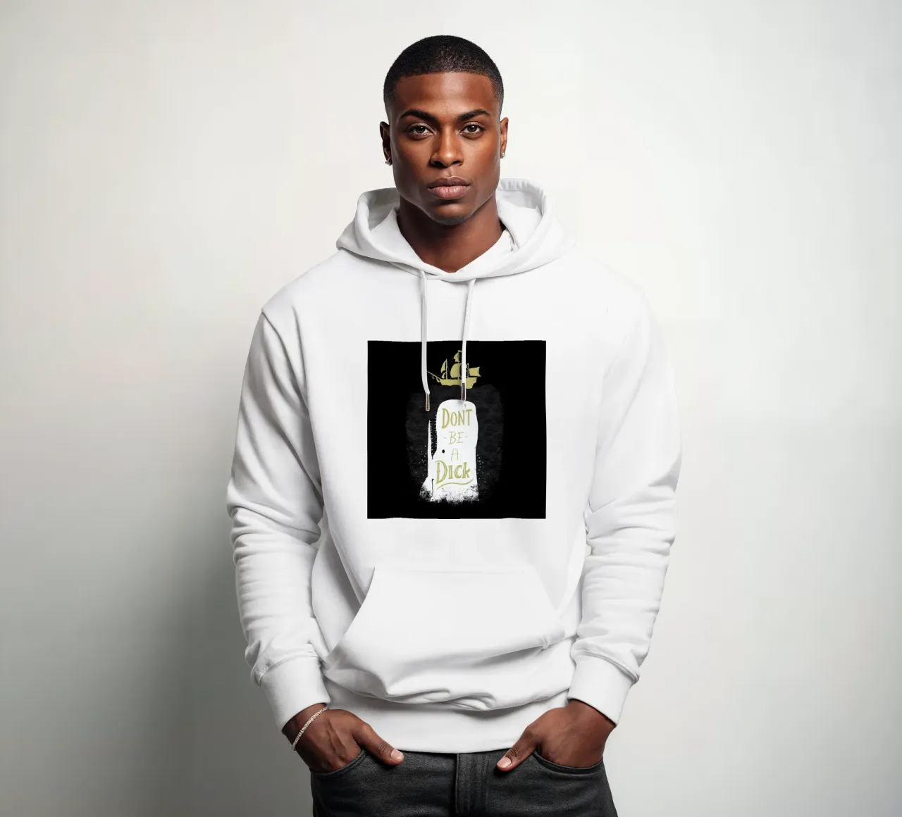 Don't Be a Moby felpa con cappuccio da DinoMike