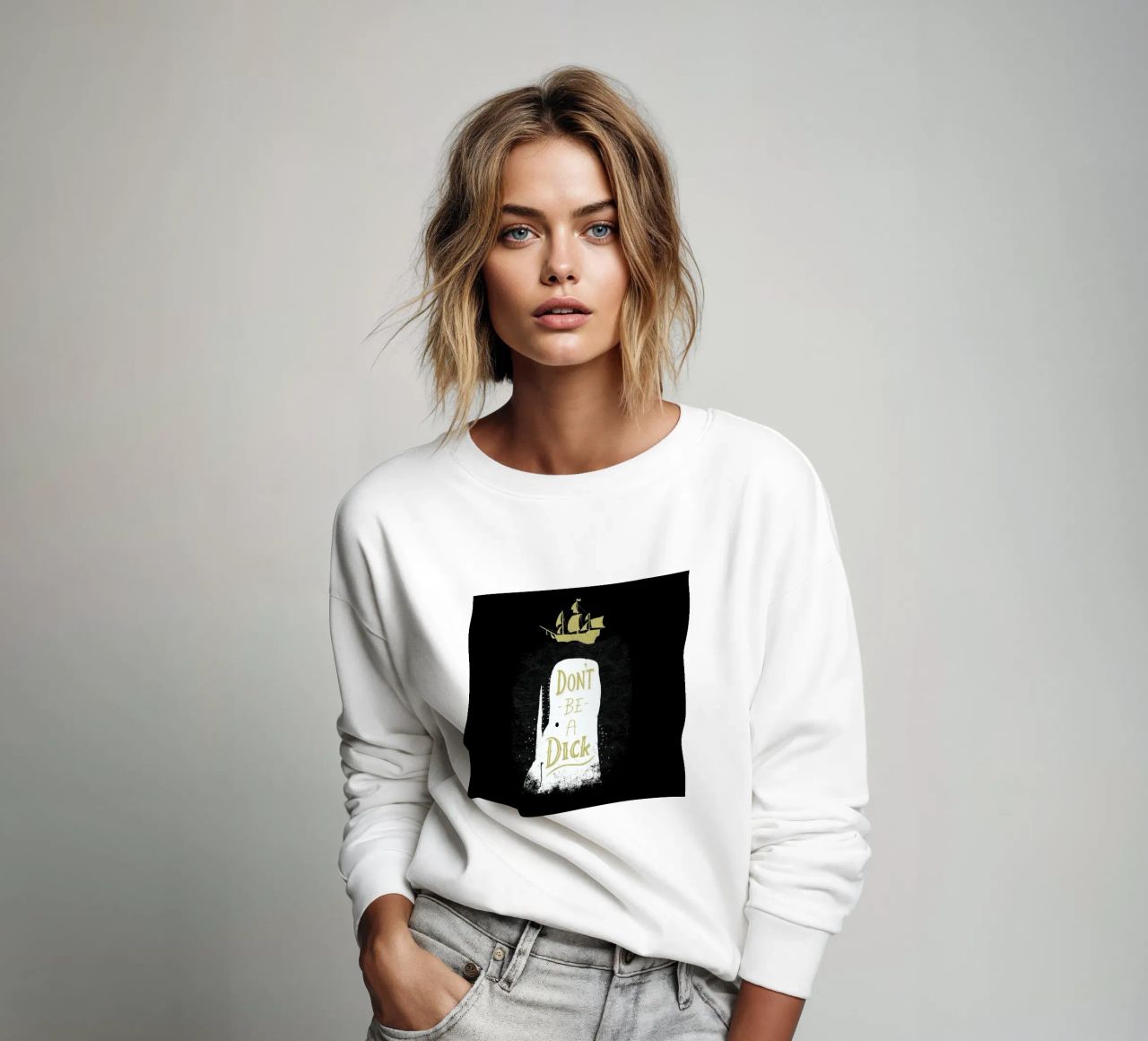 Don't Be a Moby sudadera de DinoMike