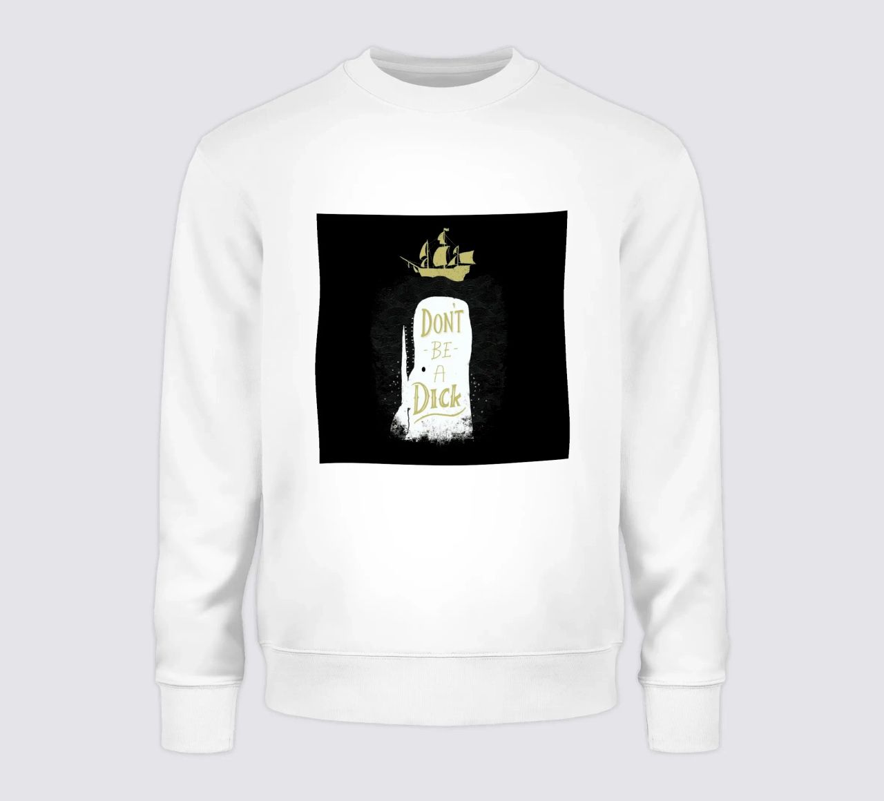 Don't Be a Moby sudadera de DinoMike