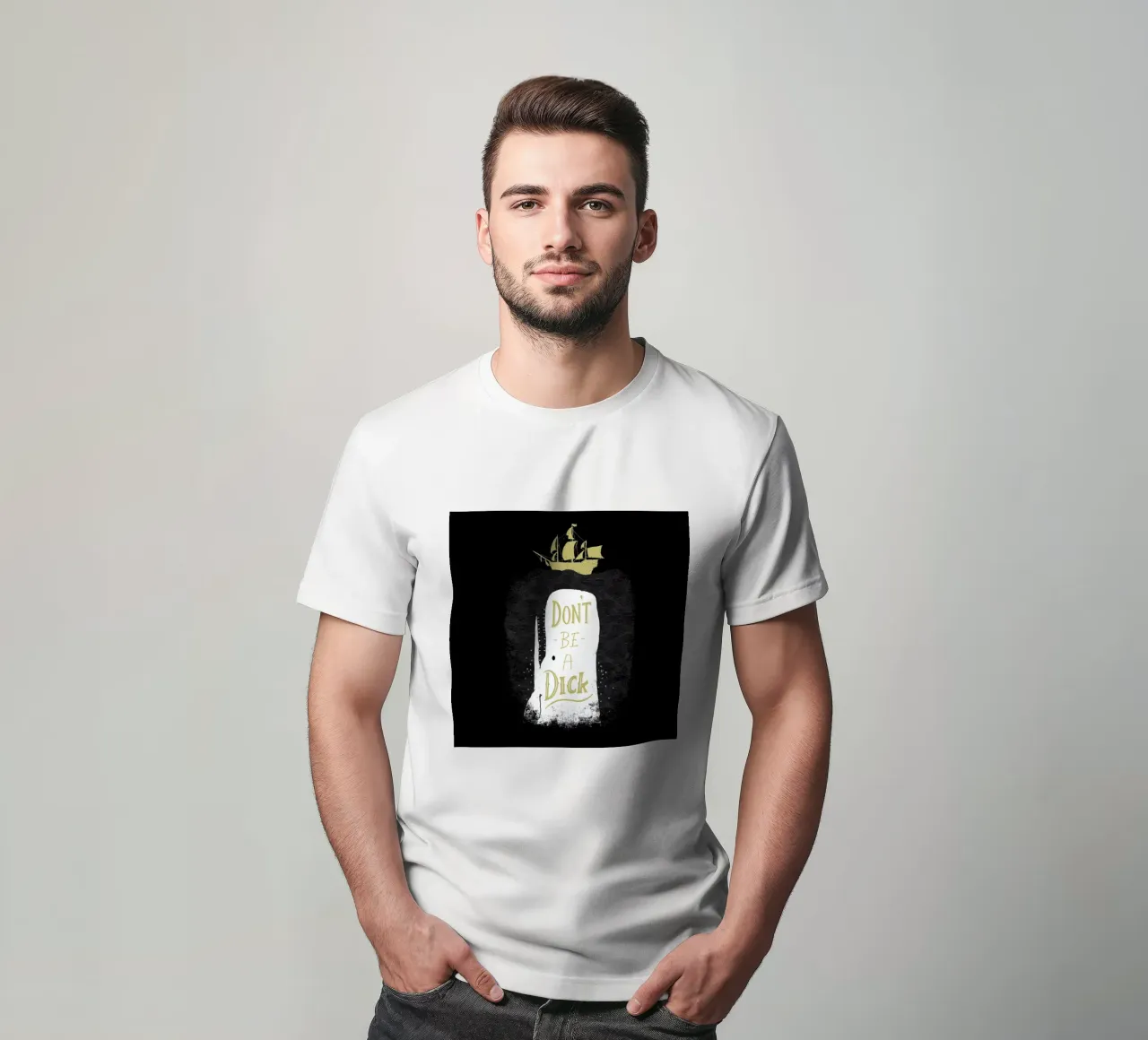 Don't Be a Moby t-shirt by DinoMike