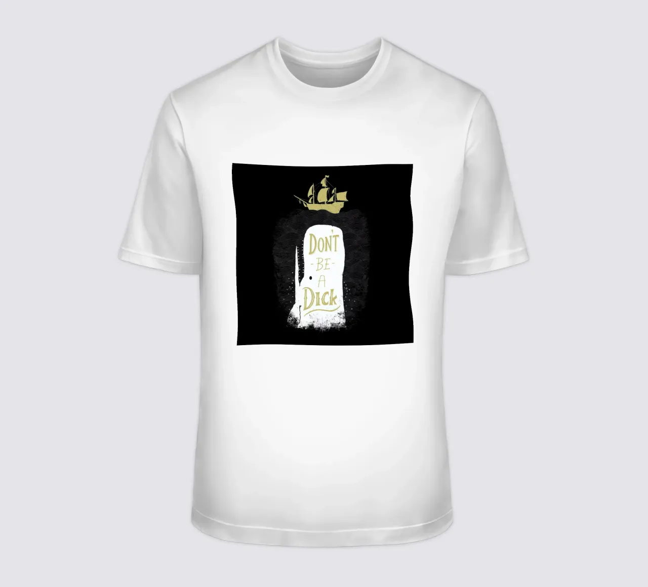 Don't Be a Moby t-shirt by DinoMike