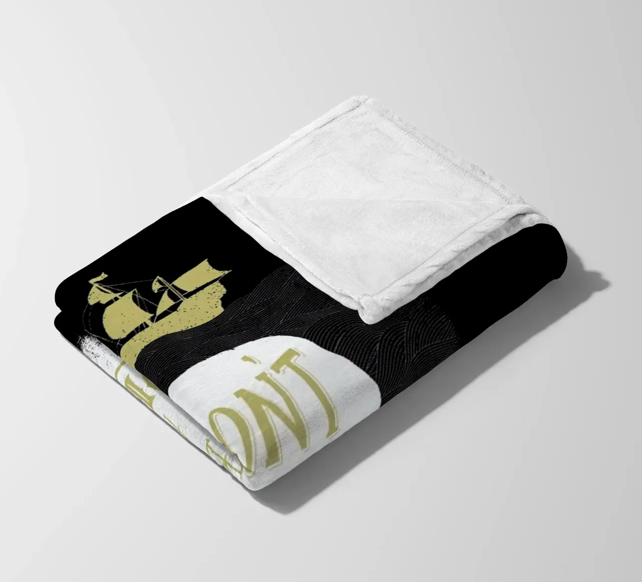 Don't Be a Moby fleece blanket by DinoMike