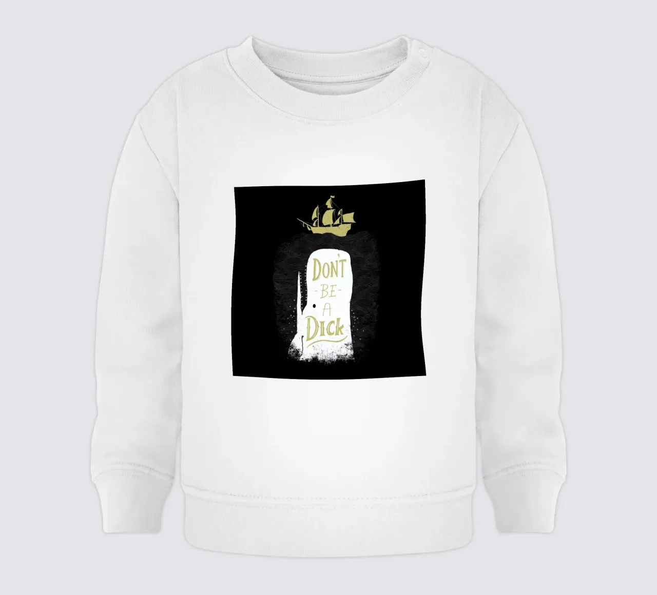 Don't Be a Moby felpa neonato da DinoMike