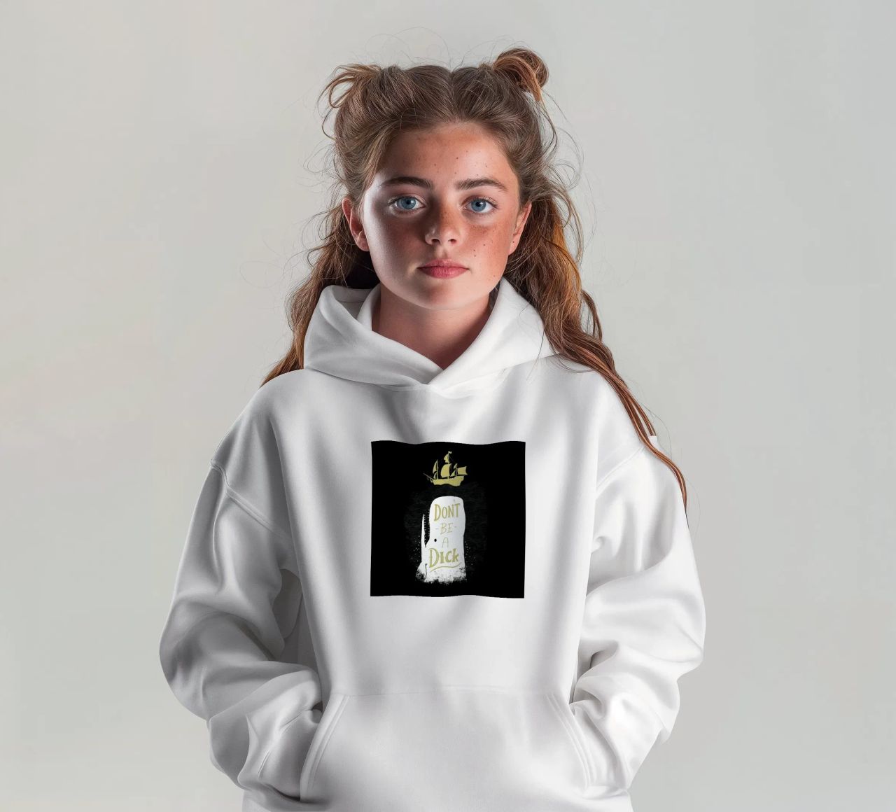 Don't Be a Moby kinder hoodie van DinoMike