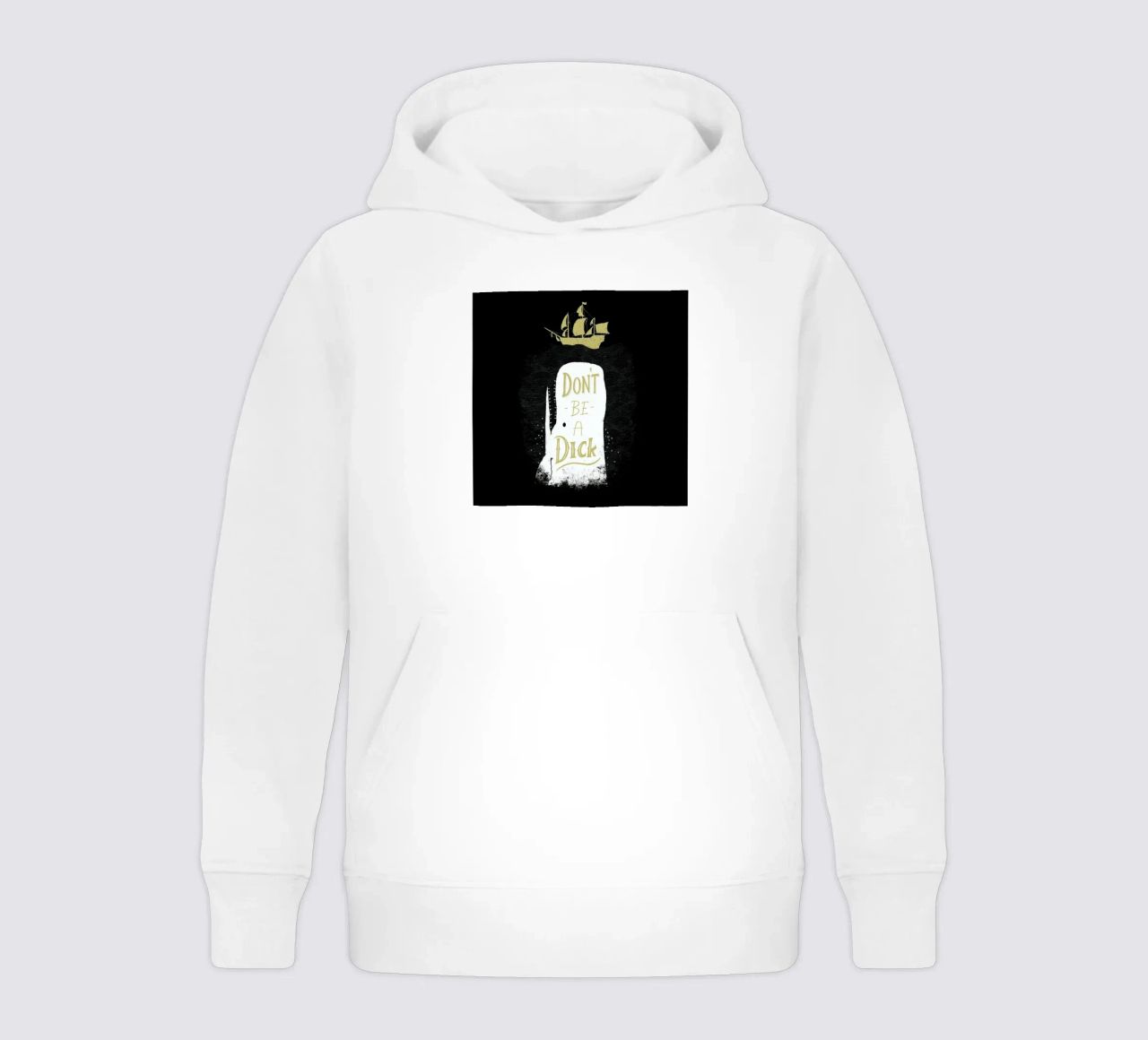 Don't Be a Moby kinder hoodie van DinoMike