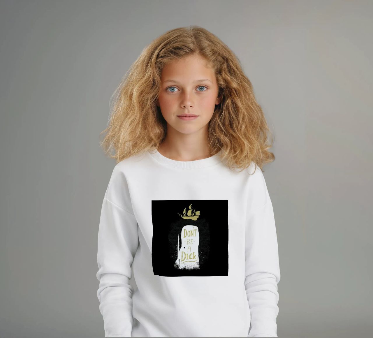 Don't Be a Moby sudadera para niño de DinoMike