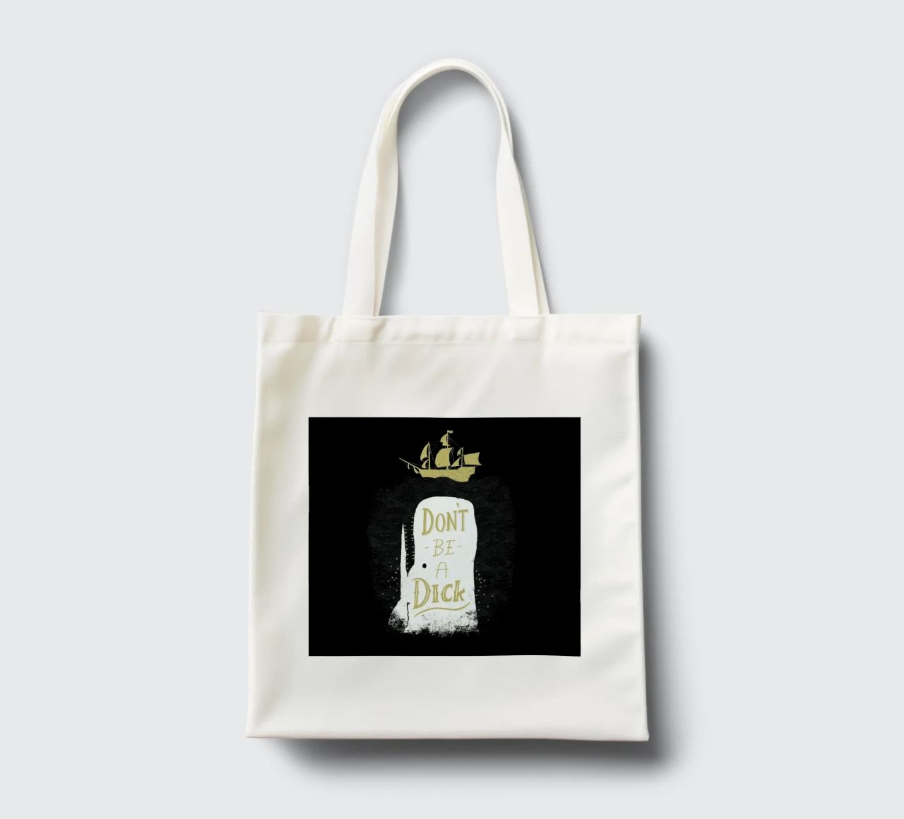 Don't Be a Moby borsa in juta da DinoMike