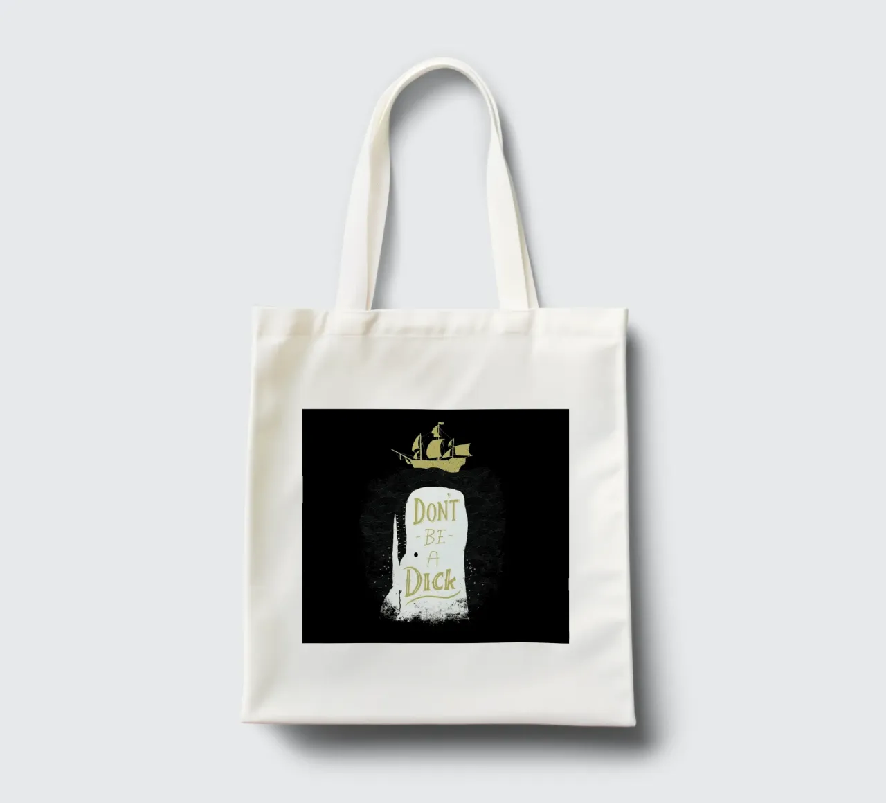 Don't Be a Moby tote bag de DinoMike