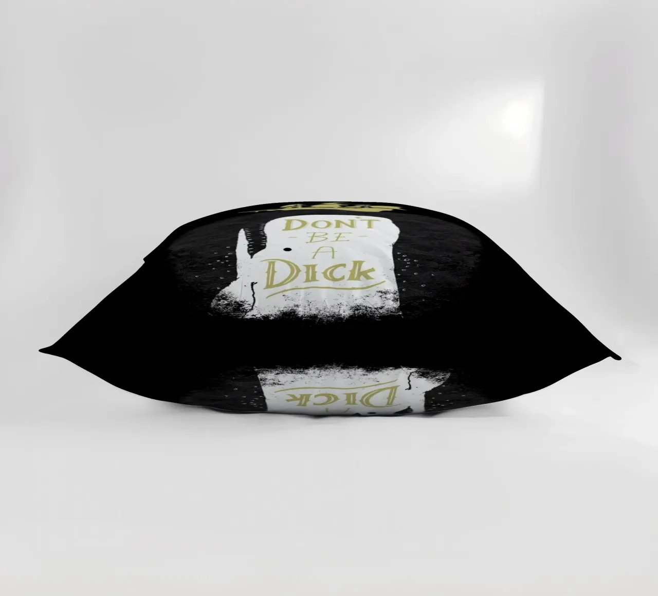 Don't Be a Moby decorative cushion by DinoMike