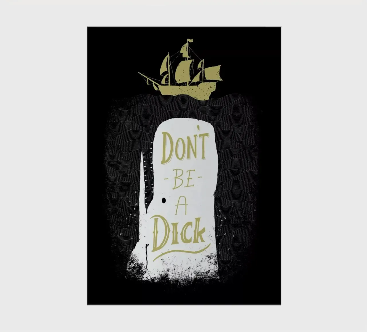 Don't Be a Moby Notizbuch von DinoMike