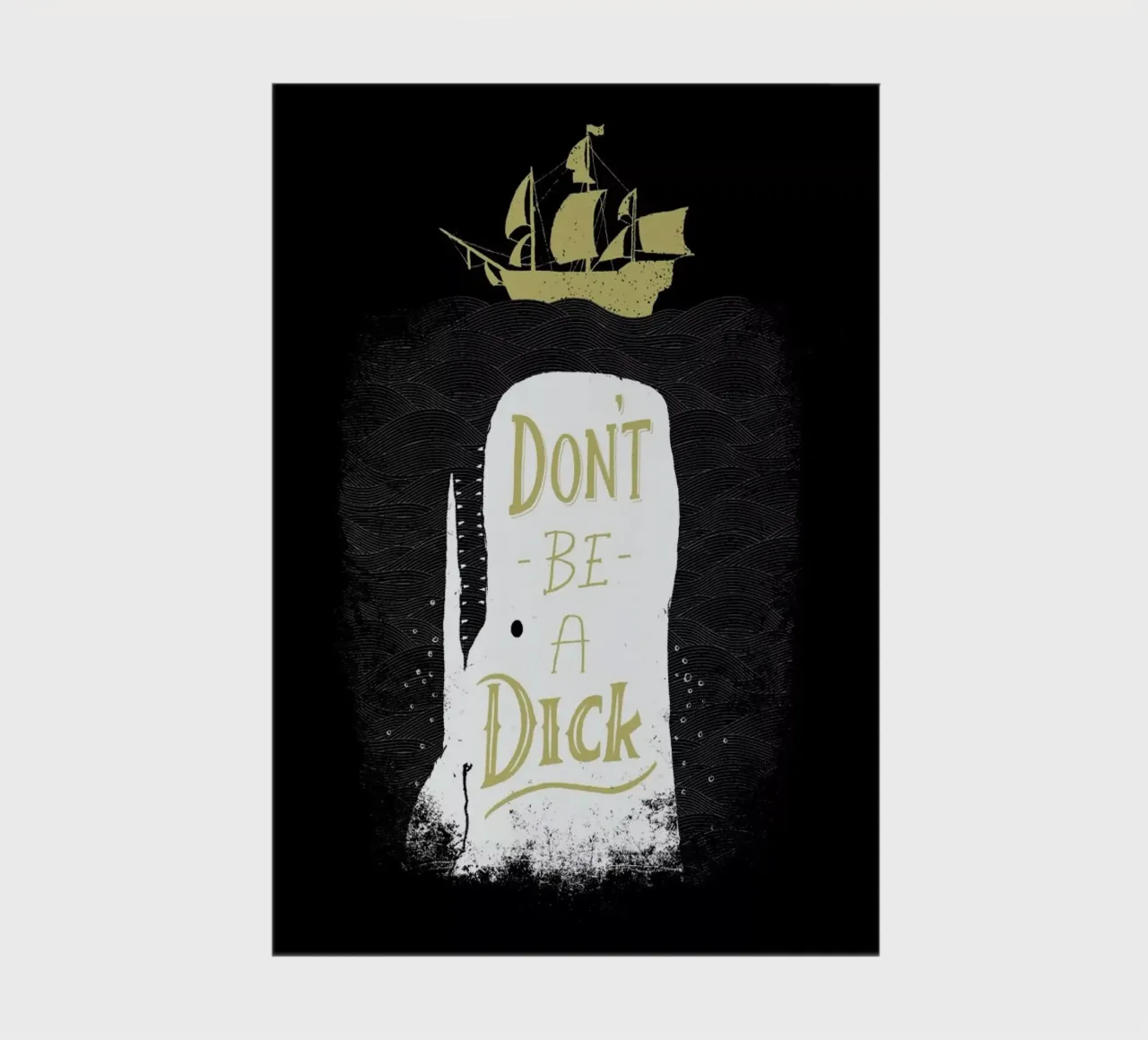 Don't Be a Moby Notizbuch von DinoMike