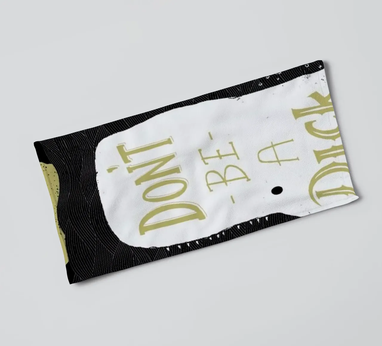Don't Be a Moby badhanddoek van DinoMike