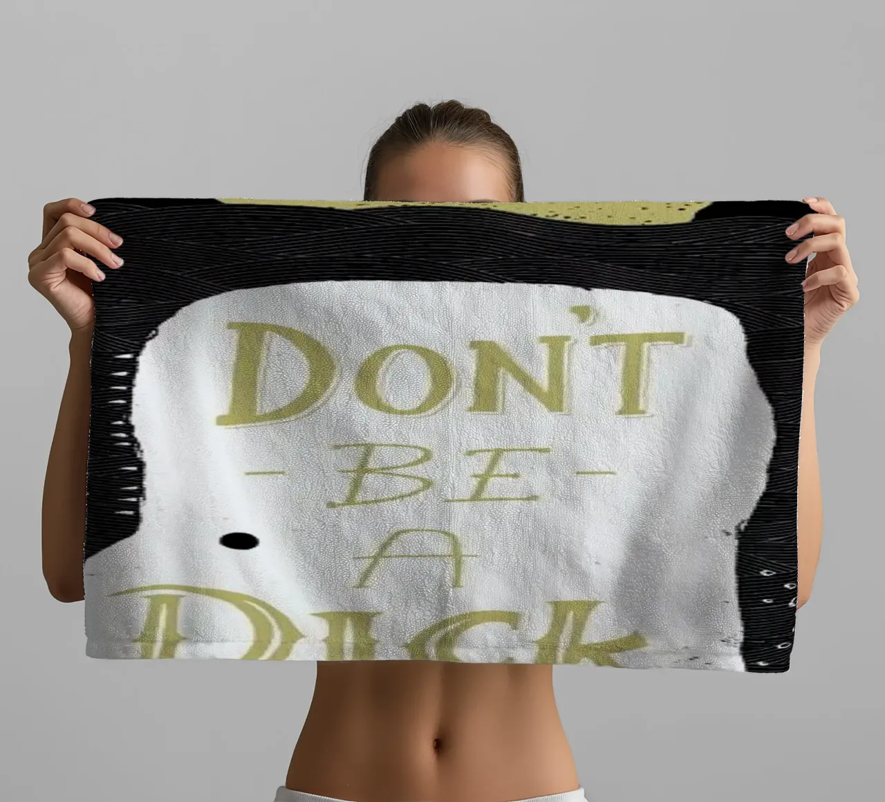 Don't Be a Moby towel by DinoMike