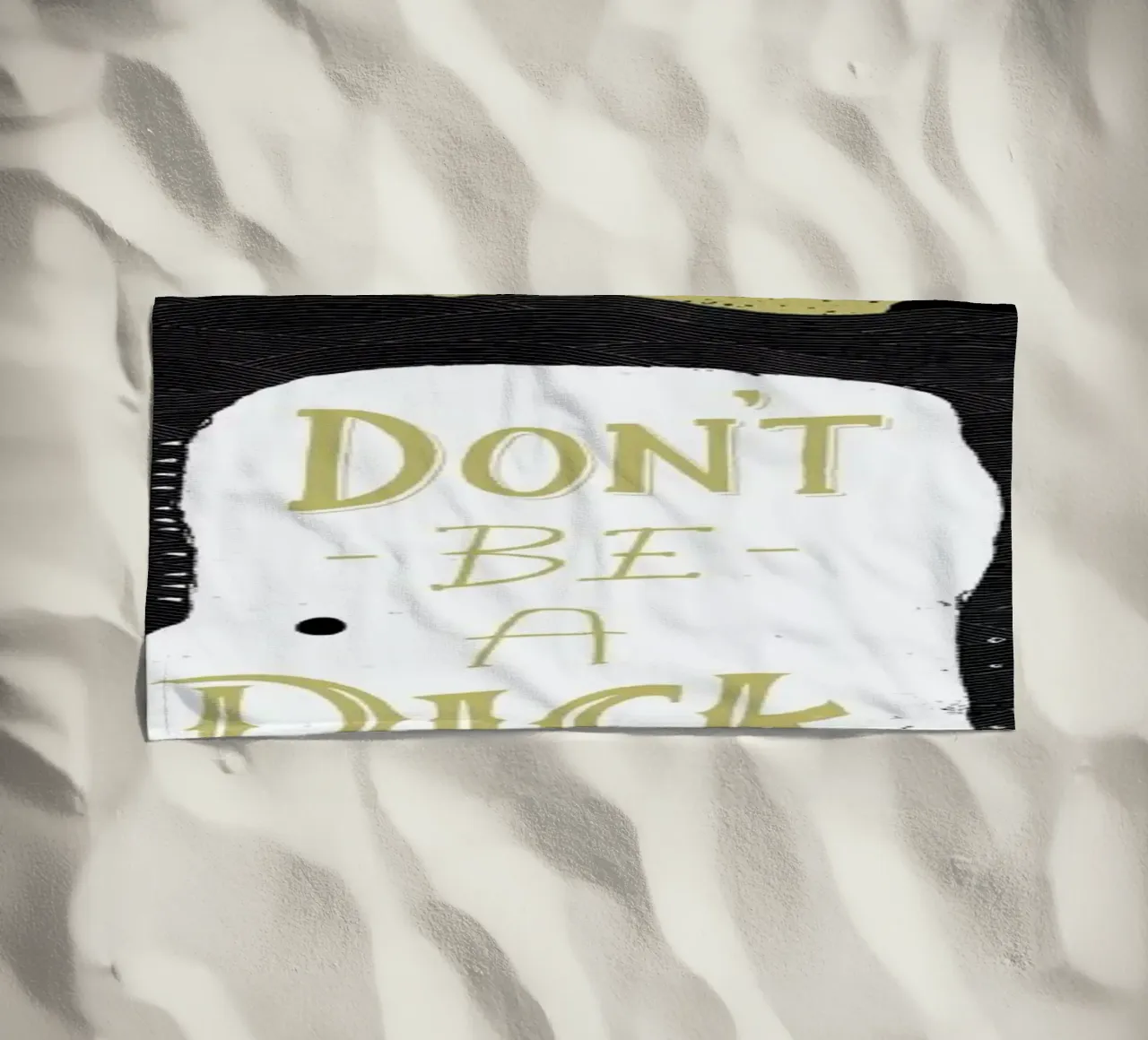 Don't Be a Moby Strandtuch von DinoMike