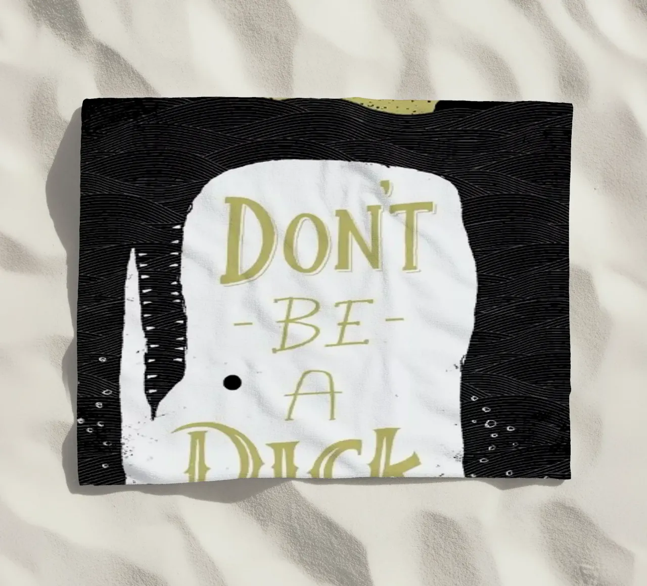 Don't Be a Moby Strandtuch von DinoMike
