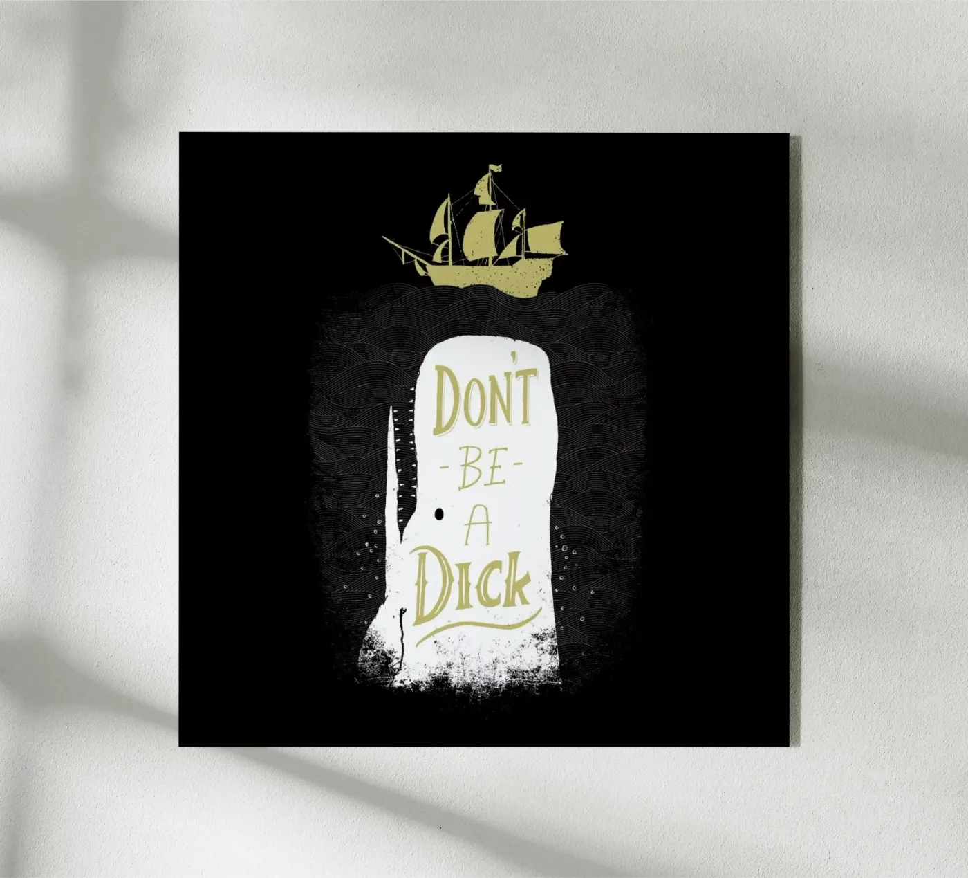 Don't Be a Moby acryl van DinoMike