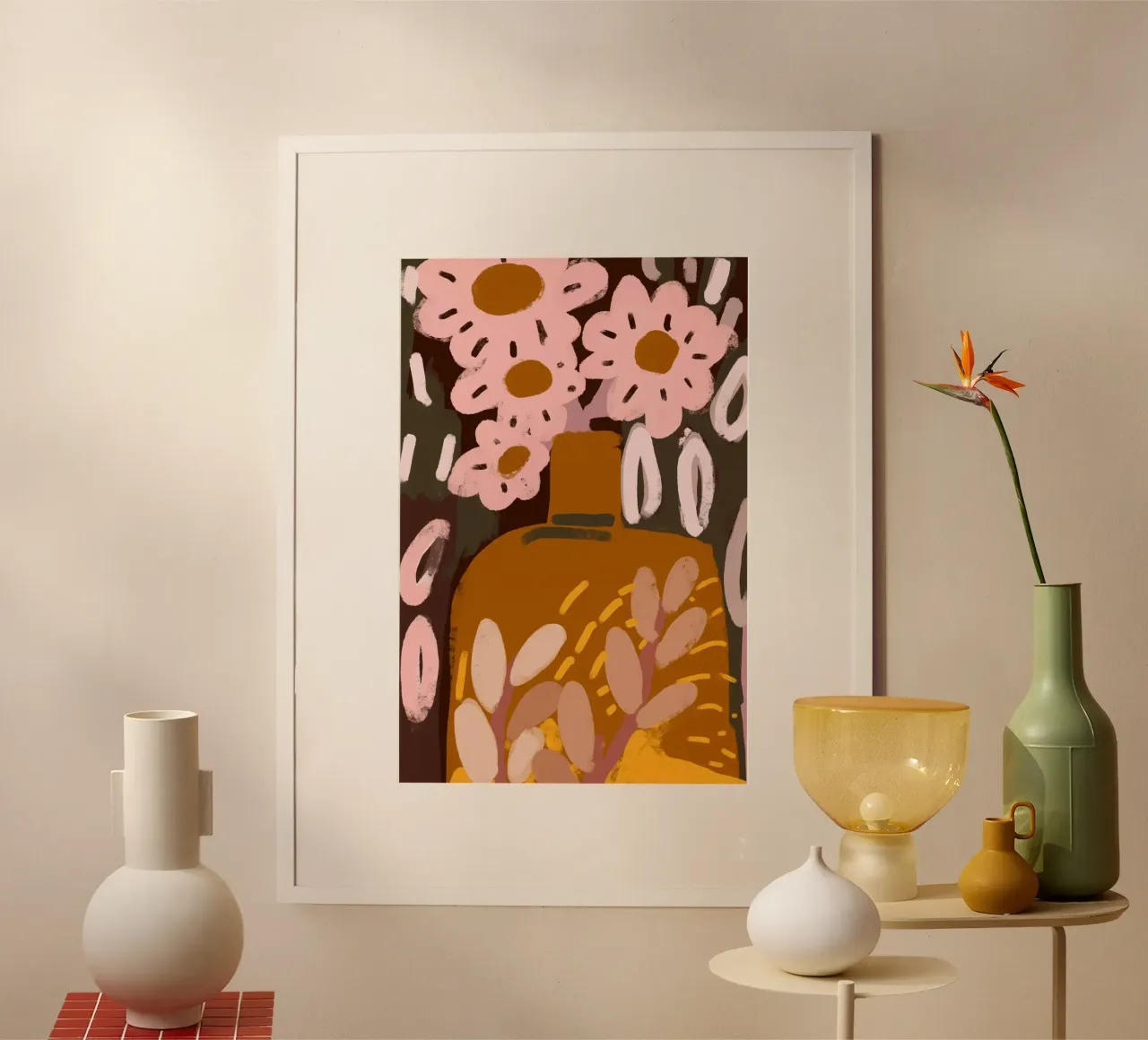Pastel Flower Impression No 6 poster da treechild