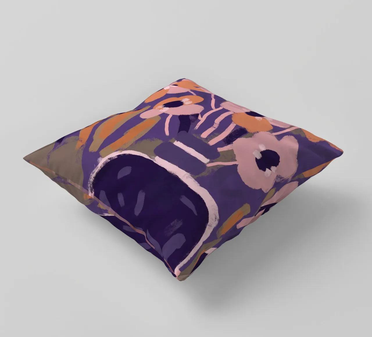 Pastel Flower Impression No 5 cuscino da treechild