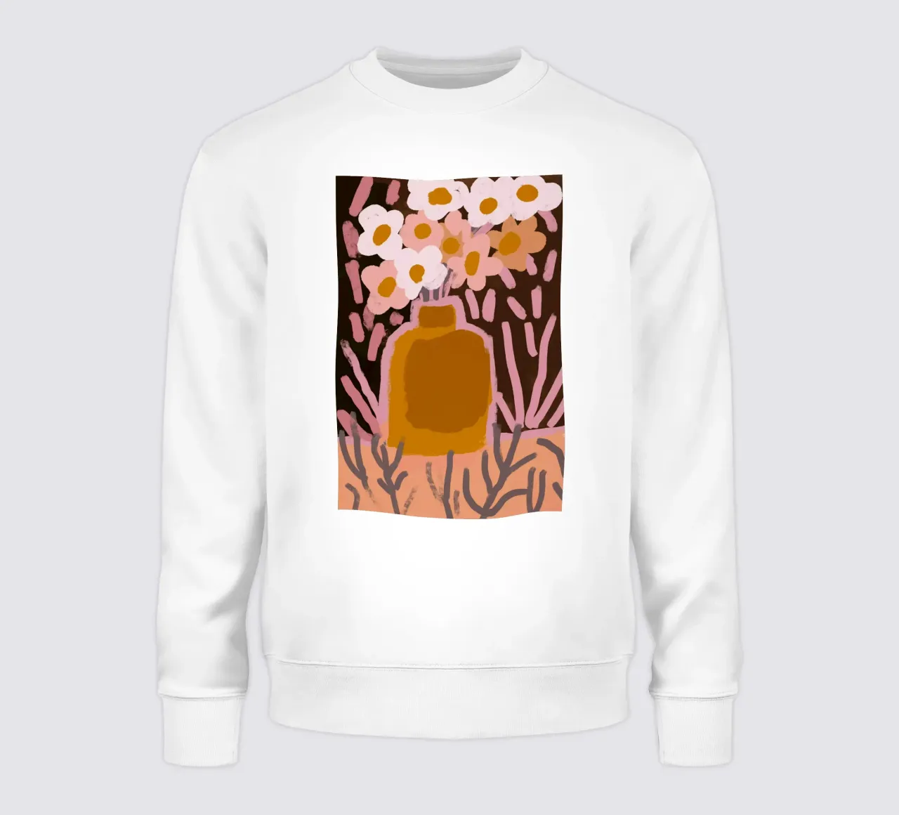 Pastel Flower Impression No 4 felpa da treechild