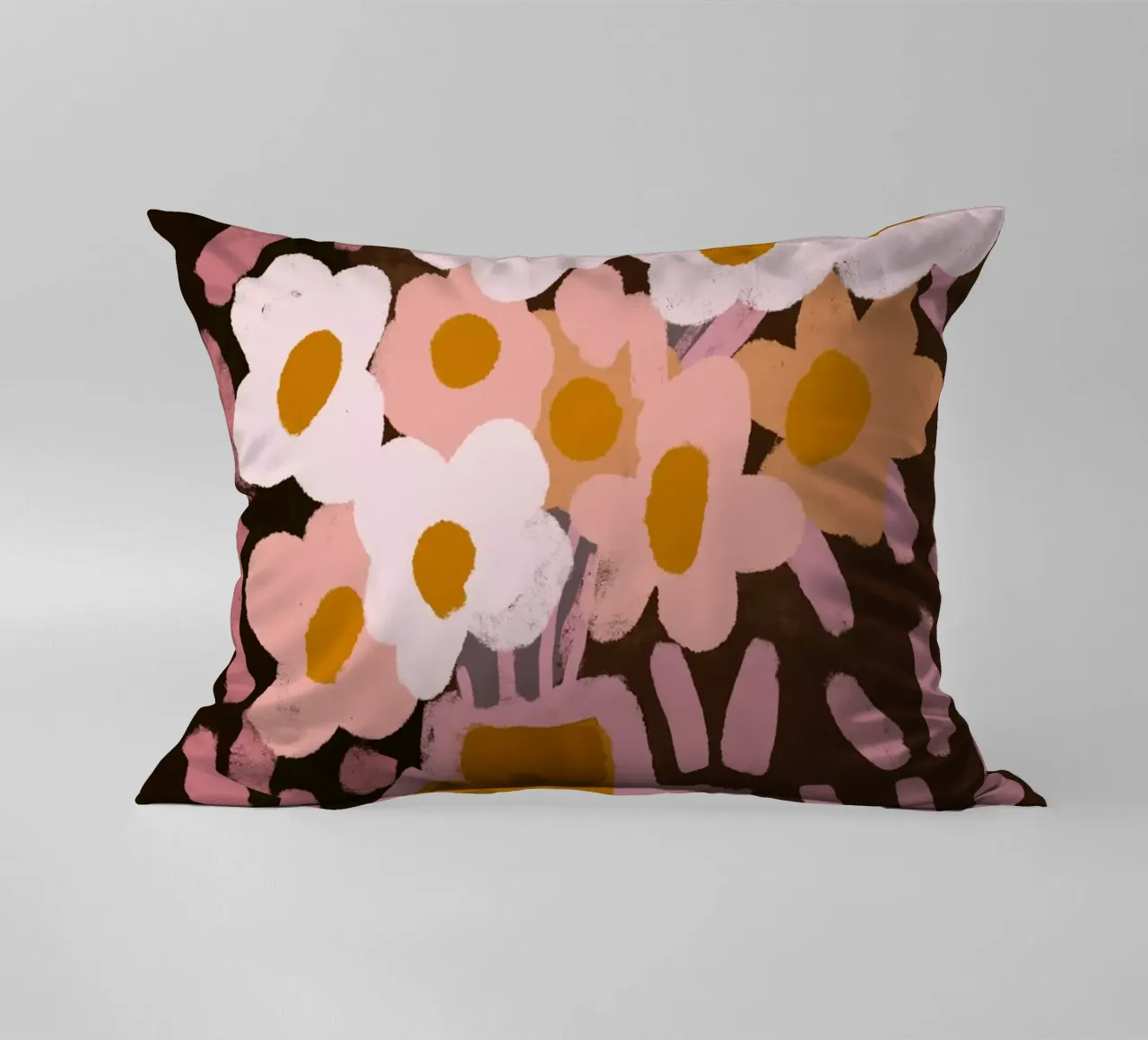 Pastel Flower Impression No 4 cuscino da treechild